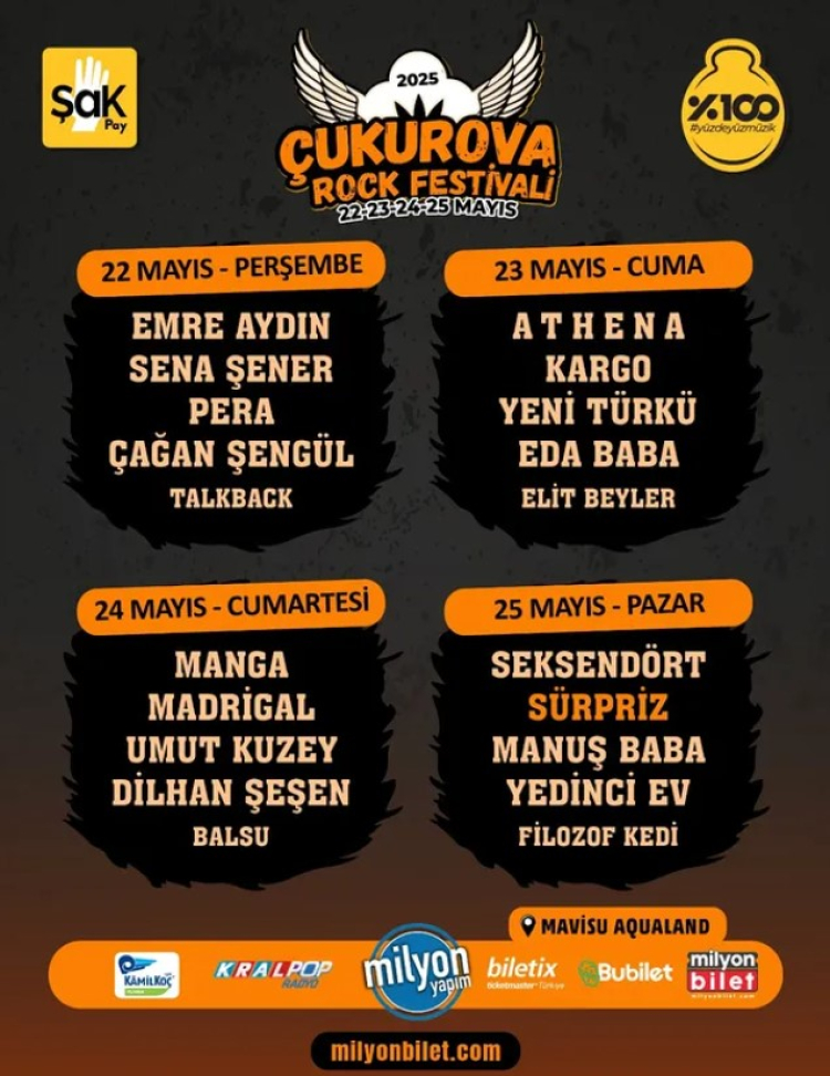 Çukurova Rock Festivali 2025