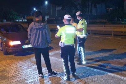 Farının biri yanmayan sürücüye ceza