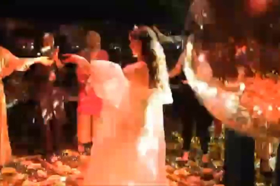 İzmit’te kına gecesinde disko topu gelinin üzerine düştü!