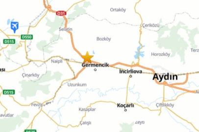 Aydın Germencik’te 3.8 şiddetinde deprem