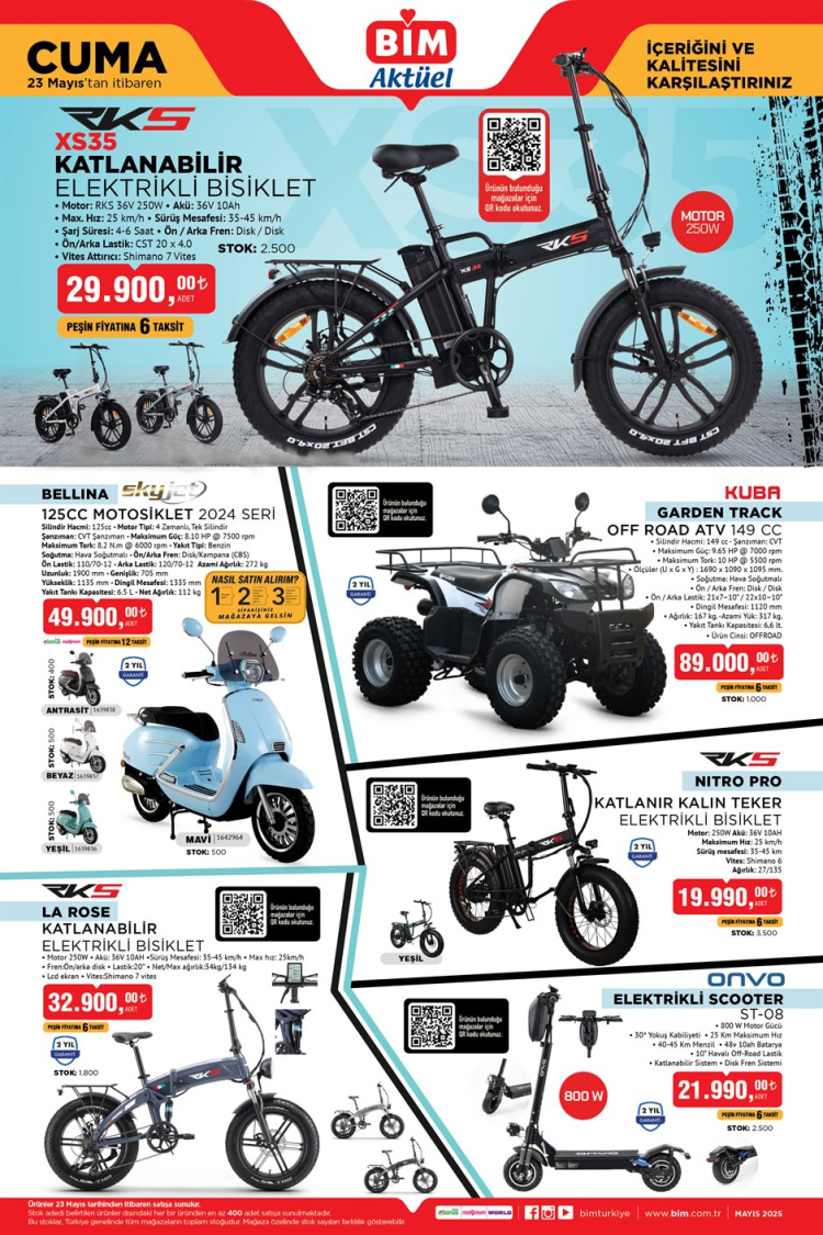 bim 23 mayıs aktüel ürünler kataloğu
