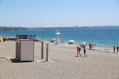 Konyaaltı Sahili’nde tüm çalışmalar tamamlandı