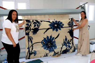 Defne'de kadınların umudu halı tezgahlarında yeşeriyor