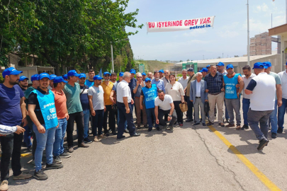 Vatan Partisi’nden Ceyhan’daki grevdeki i̇şçilere ziyaret