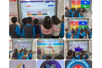 Botaş İlkokulu’nda minikler matematiği oyunla öğreniyor