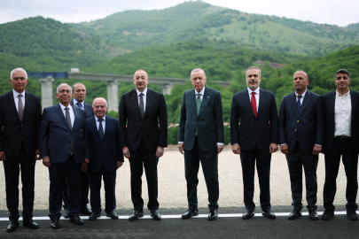 Cumhurbaşkanı Erdoğan, Laçın Uluslararası Havalimanı’nın açılış törenine katıldı