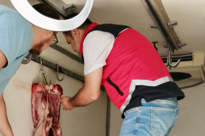 Hatay’da sağlıksız et operasyonu: 34 Kilo et imha edildi
