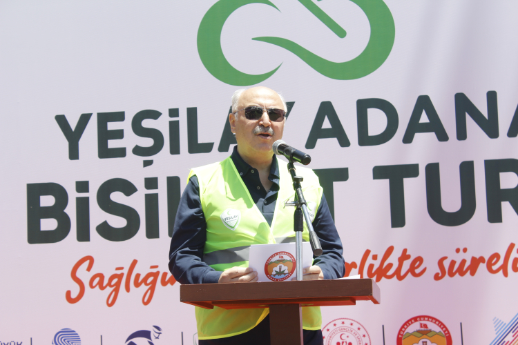 Adana’da 12'nci Geleneksel Yeşilay Bisiklet Turu’nda bağımlılıklara karşı pedal çevrildi