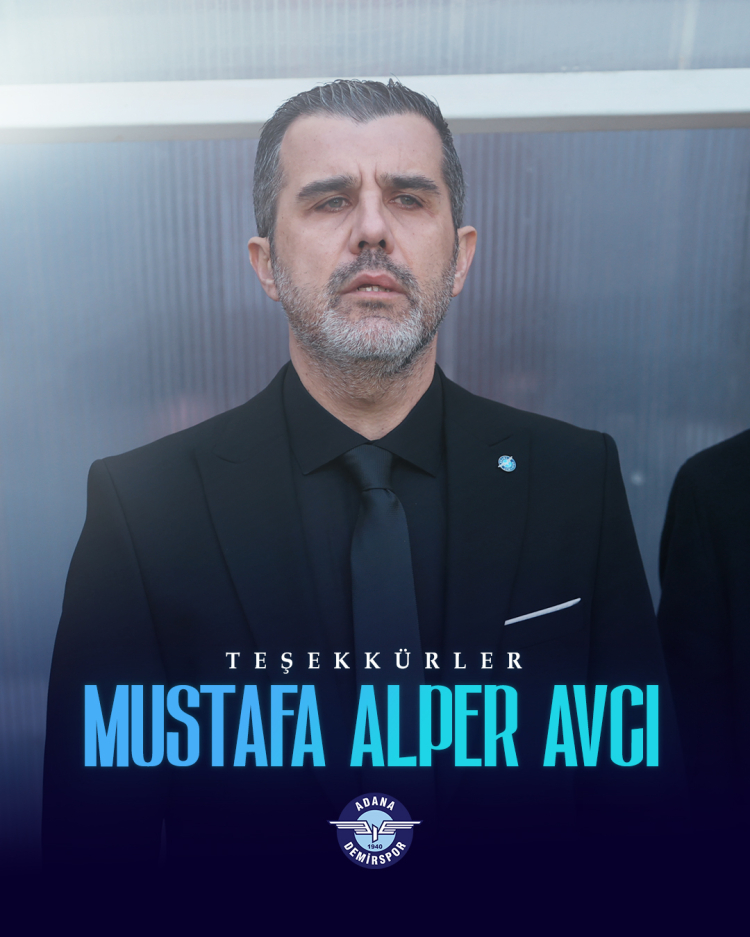 Adana Demirspor'da Mustafa Alper Avcı dönemi sona erdi