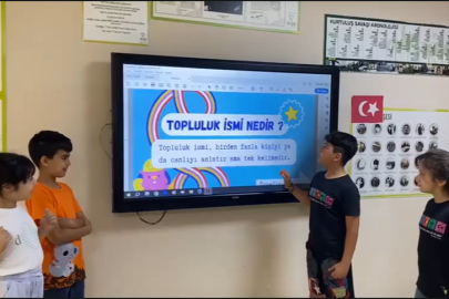 Doğa Koleji 2/B sınıfı, isimler konusunu eğlenceli etkinliklerle öğrendi