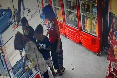 Antalya’da marketten dondurma ve içecek hırsızlığı