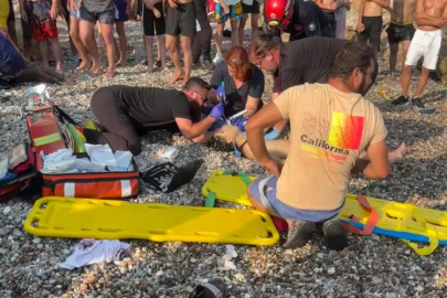 40 metrelik falezlerden atlayıp ağır yaralanan gencin tedavisi devam ediyor