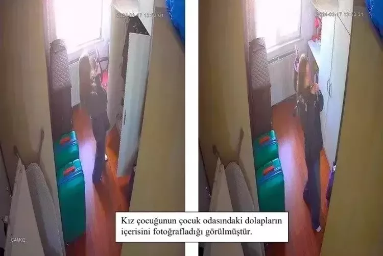 Boşanma davasında delil toplamak için çocuklarını kullandı, kocasının gizli kamerasına yakalandı! 3