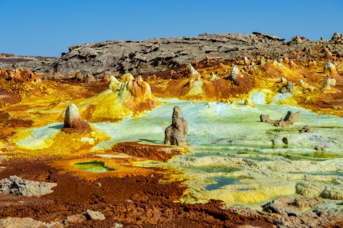 Dallol Volkanı – Etiyopya: Yeryüzündeki Cehennem Kapısı!