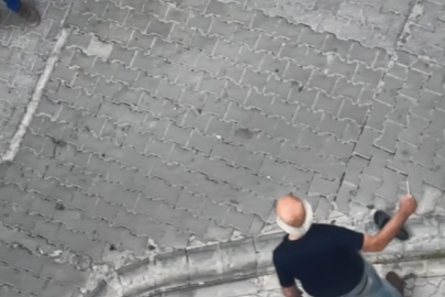 Mersin'de sokak ortasında dehşet! Eşini rehin aldı