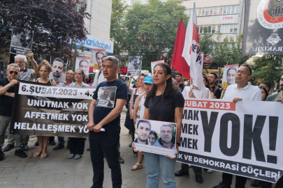 Depremzedelerden Ankara’da ortak ses: Sorumlular cezasız kalmasın