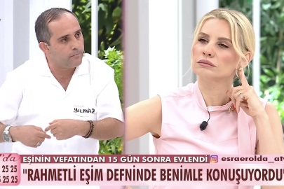 Esra Erol’da şoke eden iddia: “Ölen eşim mezarda benimle konuştu, ‘Yasemin’le evlen’ dedi!”