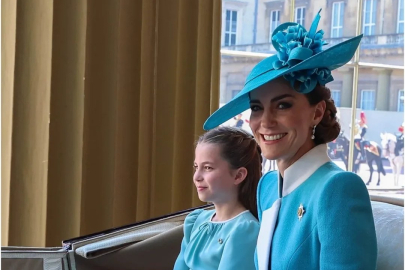 Tüm gözler onlardaydı: Prenses Kate ve Prenses Charlotte'un samimi anları Trooping the Colour'a damga vurdu