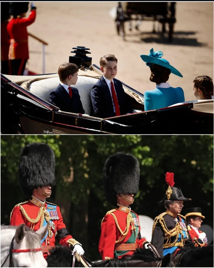 Tüm gözler onlardaydı Prenses Kate ve Prenses Charlotte'un samimi anları Trooping the Colour'a damga vurdu 3