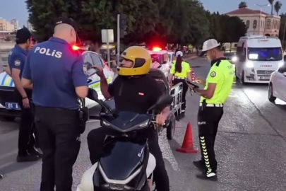 Adana’da 518 motosiklet denetlendi, 94 sürücüye ceza kesildi