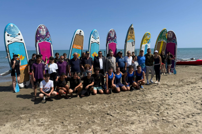 Karataş’ın doğal güzellikleri su sporlarıyla Türkiye’ye tanıtılıyor