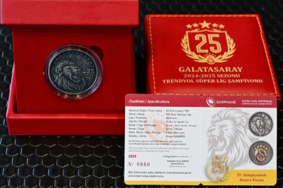 Galatasaray’ın 25. şampiyonluğu için hatıra parası çıkarılıyor! İşte satış fiyatı ve tasarımı
