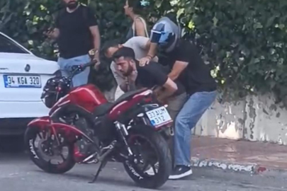 Mersin’de boğazına şeker kaçan vatandaşı motosikletli kurtardı