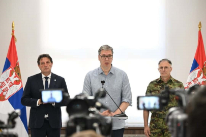 Sırbistan Cumhurbaşkanı Vucic'ten Batı'ya sert çıkış: "Toprak bütünlüğünden nasıl söz edeceksiniz? Hepiniz o kuralı ihlal ettiniz"