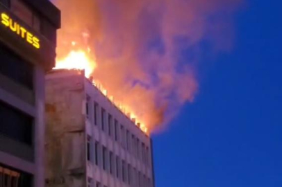 Kartal'da korkutan yangın!