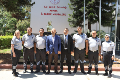 Adana İl Sağlık Müdürü Nacar’dan özel güvenlik personeline teşekkür
