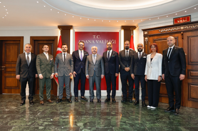 Çukurova GİAD yönetimi Vali Köşger’i makamında ziyaret etti