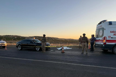 Diyarbakır'da yolun karşısına geçemeye çalışan çifte otomobil çarptı: 1 ölü, 1 yaralı   