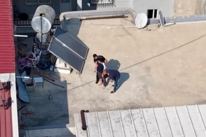 Mersin’de hakkında hapis cezası bulunan şüpheli dron takibiyle yakalandı