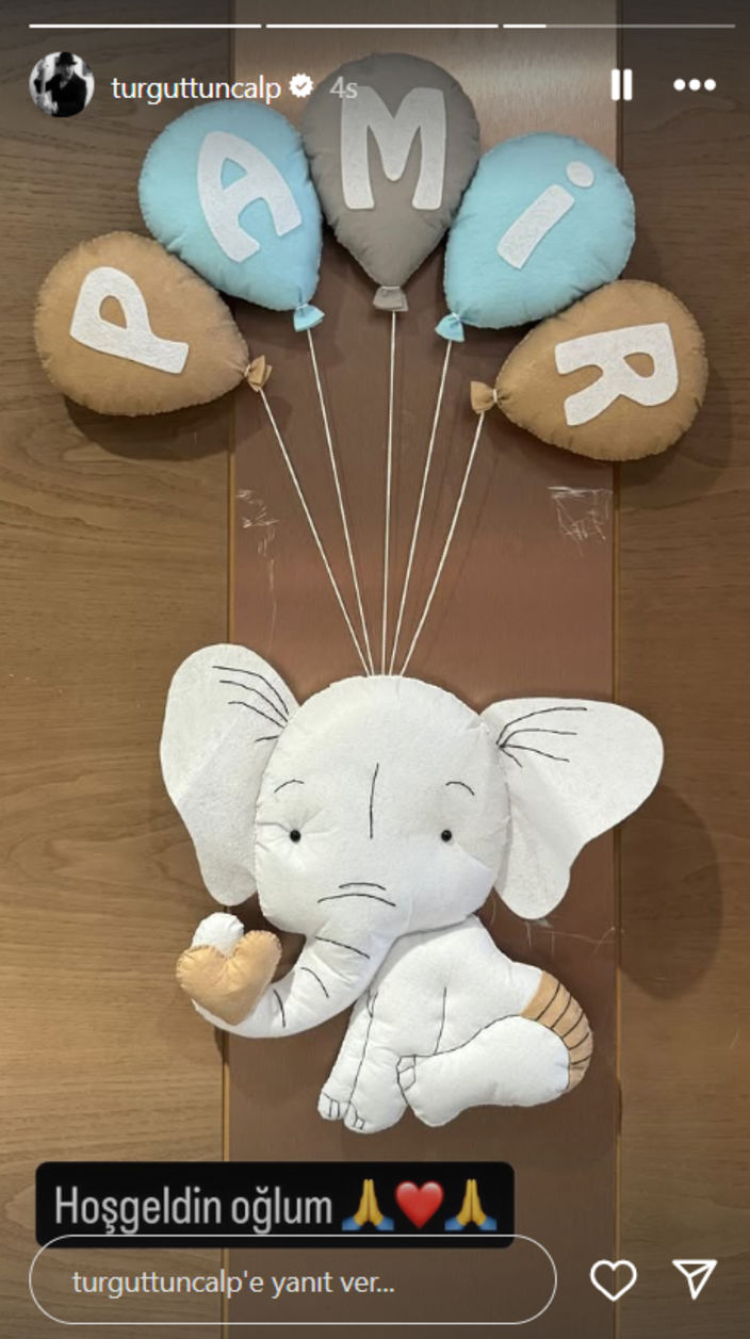 Ünlü Oyuncu Turgut Tunçalp baba oldu 2