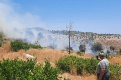 Mersin Silifke’de ağaçlık alanda çıkan yangın kontrol altına alındı