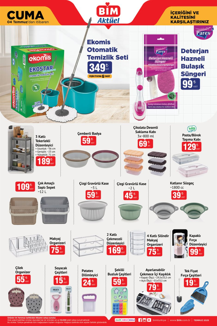 bim aktüel ürünler kataloğu