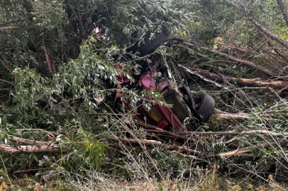 Kayseri’de şarampole devrilen otomobilde 5 kişi yaralandı