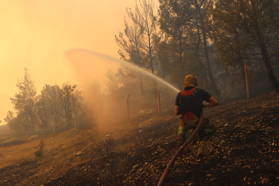 Manisa ve İzmir’de orman yangınlarıyla mücadele sürüyor