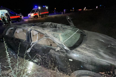 Elazığ'da feci kaza: Otomobil takla attı, 2 kişi hayatını kaybetti