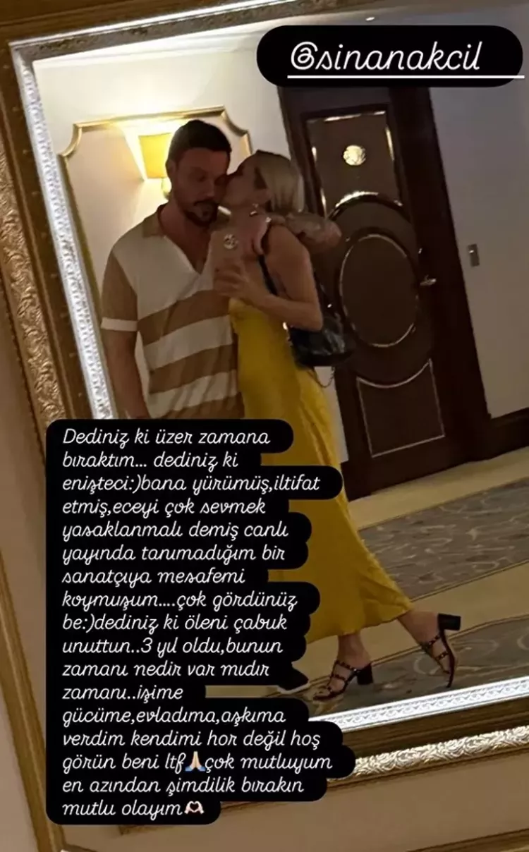 Sinan Akçıl ile yeni bir aşka yelken açan Ece Erken Bırakın mutlu olayım 2