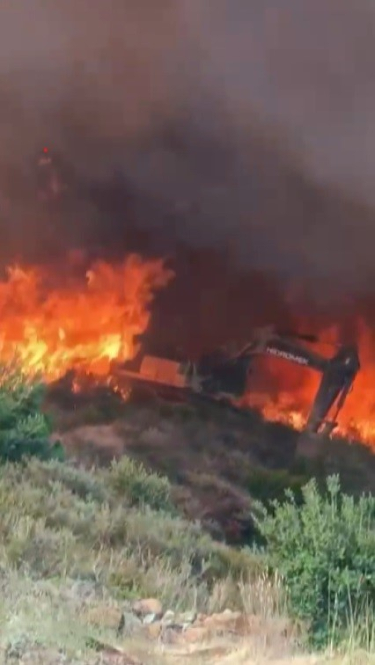 Hatay’daki orman yangınında alevlerin arasında kalan operatör Etim erir gibi hissederek kurtuldum 2
