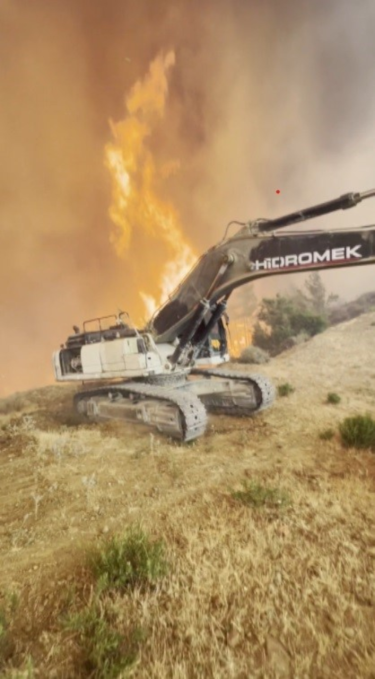 Hatay’daki orman yangınında alevlerin arasında kalan operatör Etim erir gibi hissederek kurtuldum 3