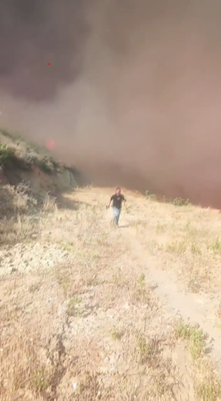 Hatay’daki orman yangınında alevlerin arasında kalan operatör Etim erir gibi hissederek kurtuldum 4