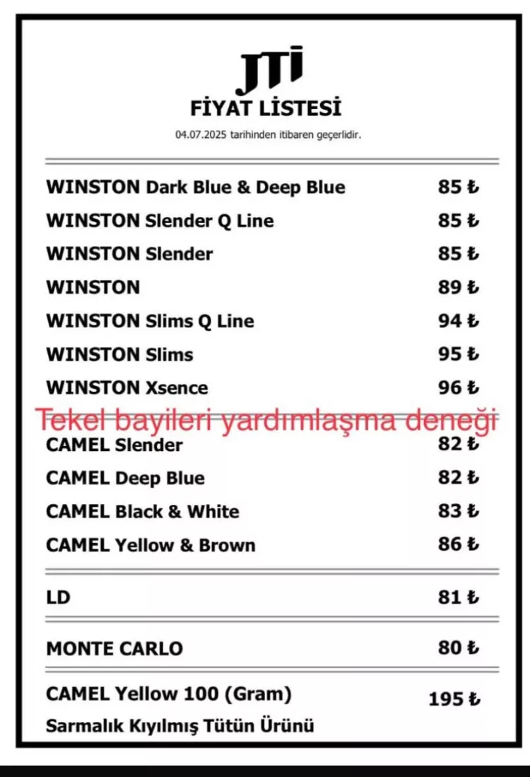  Sigaraya dev ÖTV zammı geldi Bir gruba 5 TL'lik artış yansıdı! İşte zam gelen sigaralar... 2