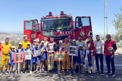 Gençlerden şehit orman kahramanları için vefa ziyareti