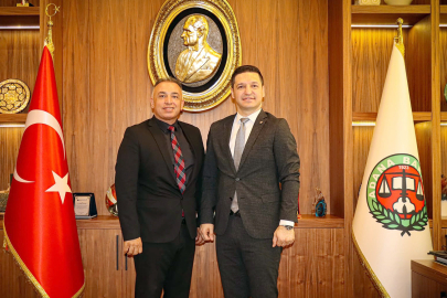 Oğuz Şahin'den Adana Barosu Başkanı Volkan Böke’ye ziyaret