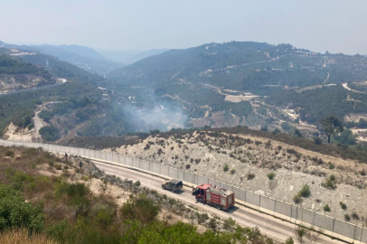 Suriye sınırında yangın teyakkuzu