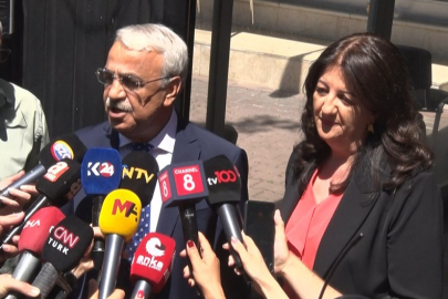 İmralı heyeti, Cumhurbaşkanı Erdoğan ile görüşme öncesinde açıklamalarda bulundu