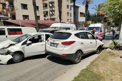 Kuşadası’nda freni tutmayan araç kazaya neden oldu: 5 yaralı