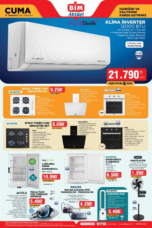 BİM 11 TEMMUZ CUMA AKTÜEL ÜRÜNLER KATALOĞU